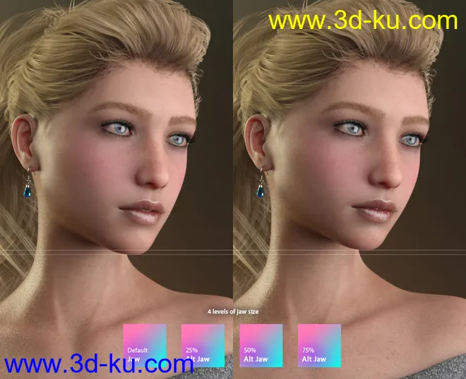 Nora HD for Genesis 8 Female模型的图片13