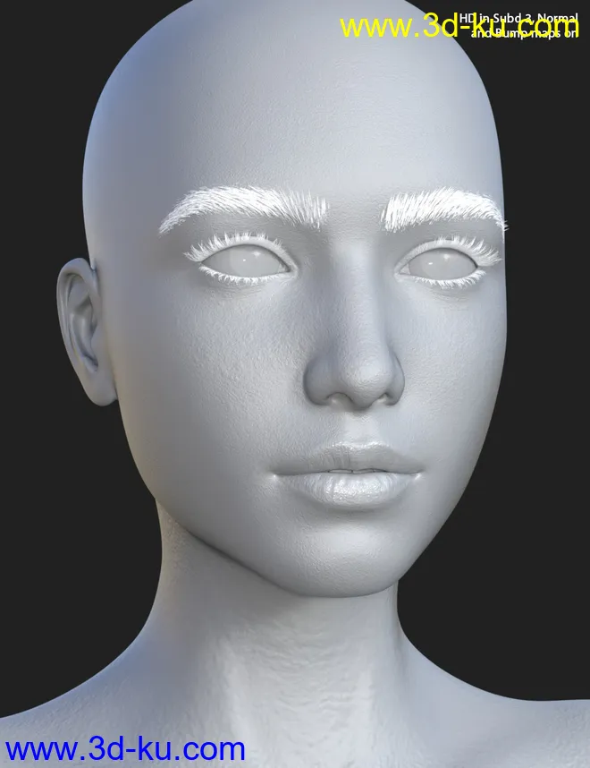 Nora HD for Genesis 8 Female模型的图片14