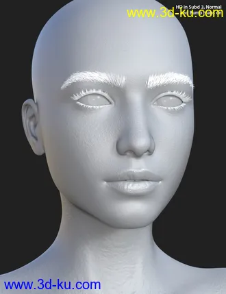 3D打印模型Nora HD for Genesis 8 Female的图片