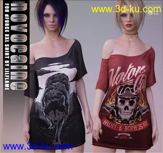 3D打印模型Novocaine for dForce XXL Shirt的图片
