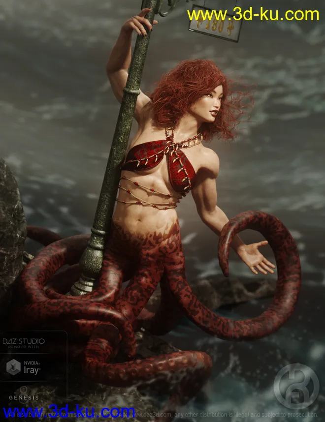 Octiana for Genesis 8 Female模型的图片1