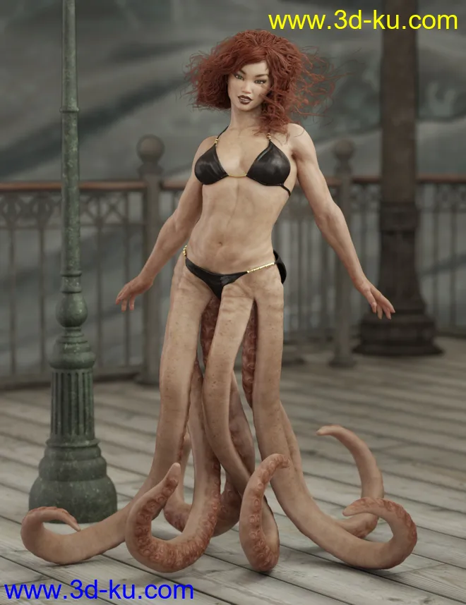 Octiana for Genesis 8 Female模型的图片2