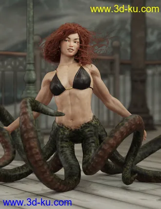 3D打印模型Octiana for Genesis 8 Female的图片
