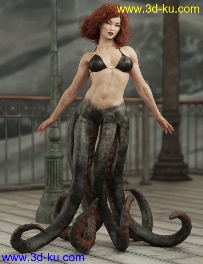 Octiana for Genesis 8 Female模型的图片6