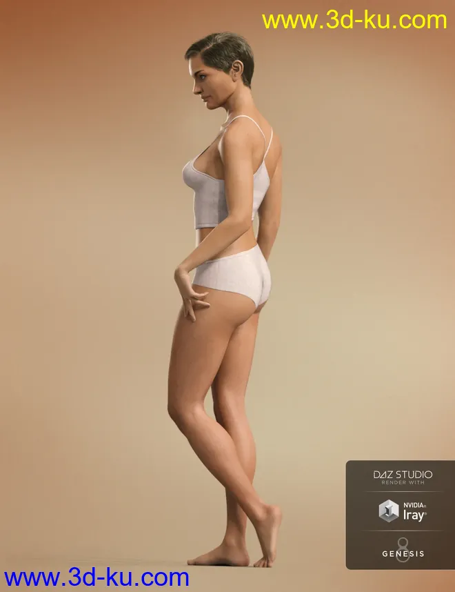 Odette for Genesis 8 Female模型的图片3