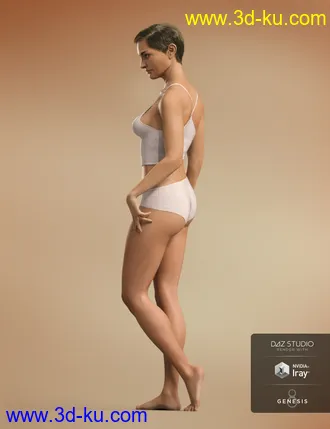 3D打印模型Odette for Genesis 8 Female的图片