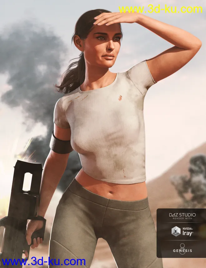 Odette for Genesis 8 Female模型的图片11