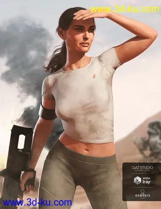 3D打印模型Odette for Genesis 8 Female的图片