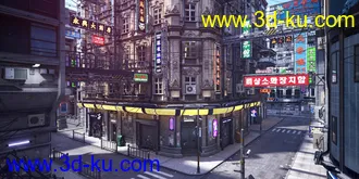 3D打印模型Old City Center的图片