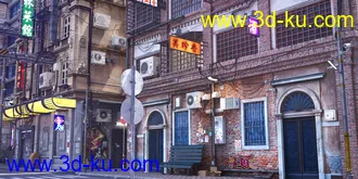 3D打印模型Old City Center的图片