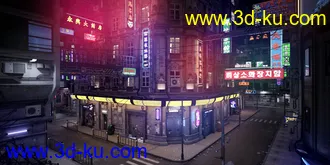 3D打印模型Old City Center的图片
