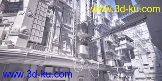 3D打印模型Old City Center的图片