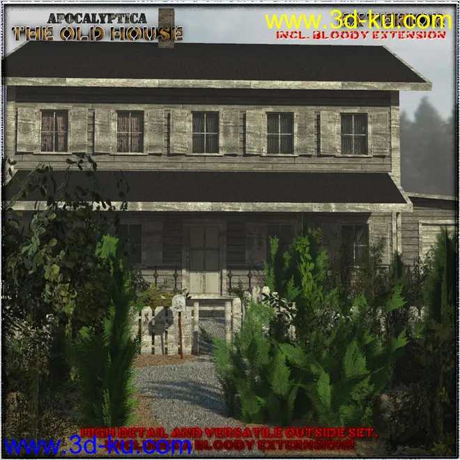 Old House Exterior & Bloody Extension模型的图片1
