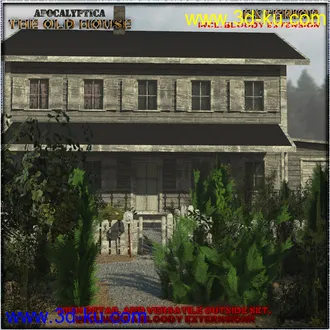 3D打印模型Old House Exterior & Bloody Extension的图片