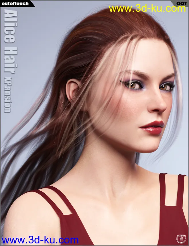 OOT Hairblending 2.0 Texture XPansion for Alice Wet and Dry Hair模型的图片10