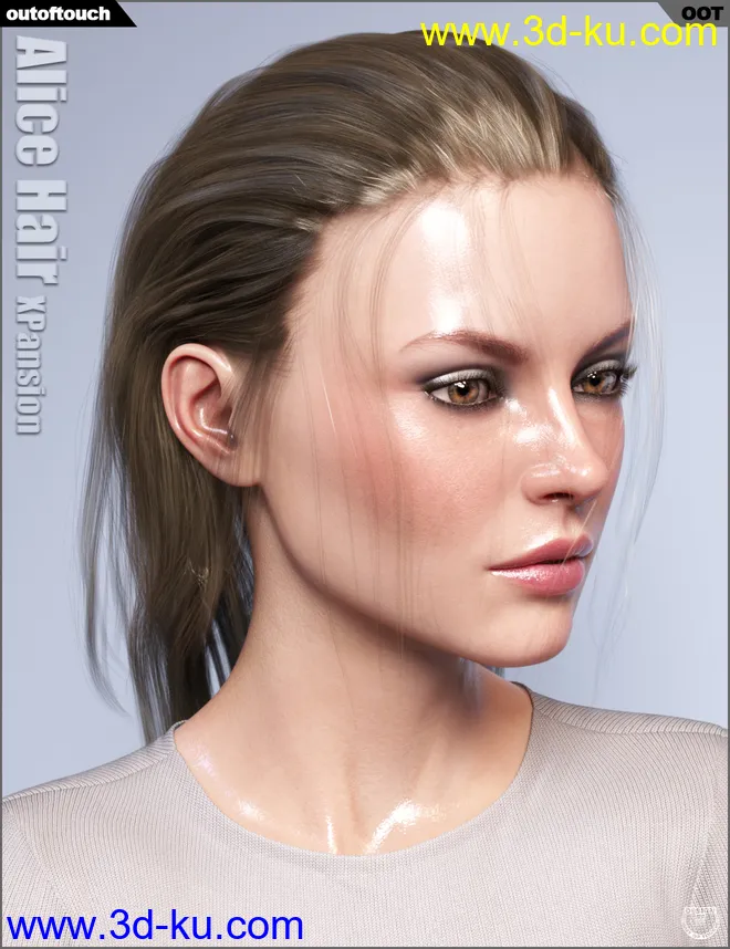 OOT Hairblending 2.0 Texture XPansion for Alice Wet and Dry Hair模型的图片13
