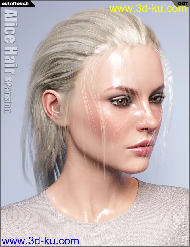 OOT Hairblending 2.0 Texture XPansion for Alice Wet and Dry Hair模型的图片15