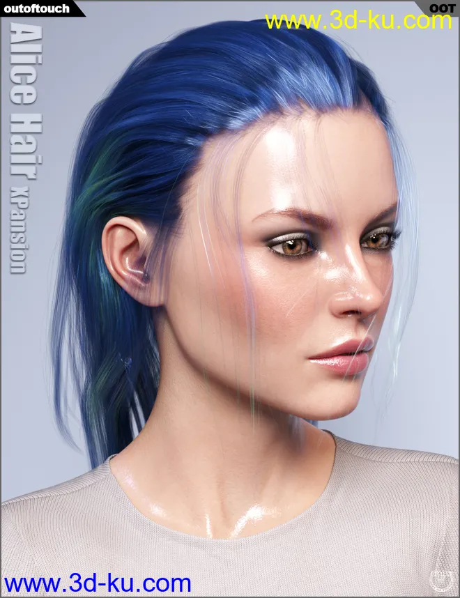 OOT Hairblending 2.0 Texture XPansion for Alice Wet and Dry Hair模型的图片17