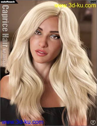 3D打印模型OOT Hairblending 2.0 Texture XPansion for Caprice Hair的图片