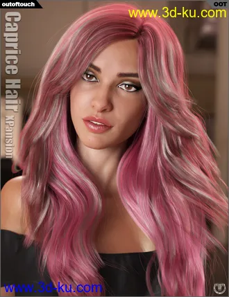 3D打印模型OOT Hairblending 2.0 Texture XPansion for Caprice Hair的图片