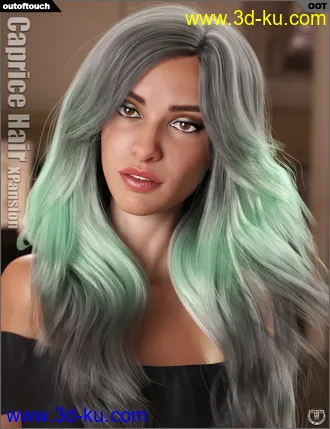 3D打印模型OOT Hairblending 2.0 Texture XPansion for Caprice Hair的图片