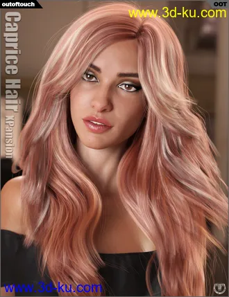 3D打印模型OOT Hairblending 2.0 Texture XPansion for Caprice Hair的图片