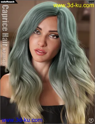 3D打印模型OOT Hairblending 2.0 Texture XPansion for Caprice Hair的图片