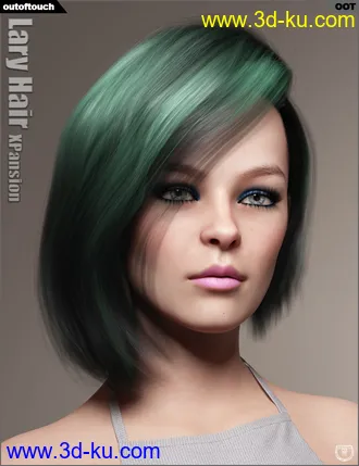 3D打印模型OOT Hairblending 2.0 Texture XPansion for Lary Hair的图片