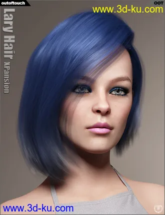 3D打印模型OOT Hairblending 2.0 Texture XPansion for Lary Hair的图片