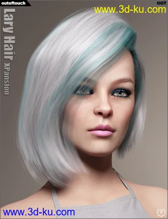 3D打印模型OOT Hairblending 2.0 Texture XPansion for Lary Hair的图片