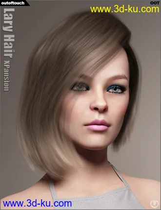 3D打印模型OOT Hairblending 2.0 Texture XPansion for Lary Hair的图片