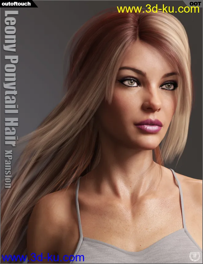 OOT Hairblending 2.0 Texture XPansion for Leony Wet & Dry Ponytail Hair模型的图片11