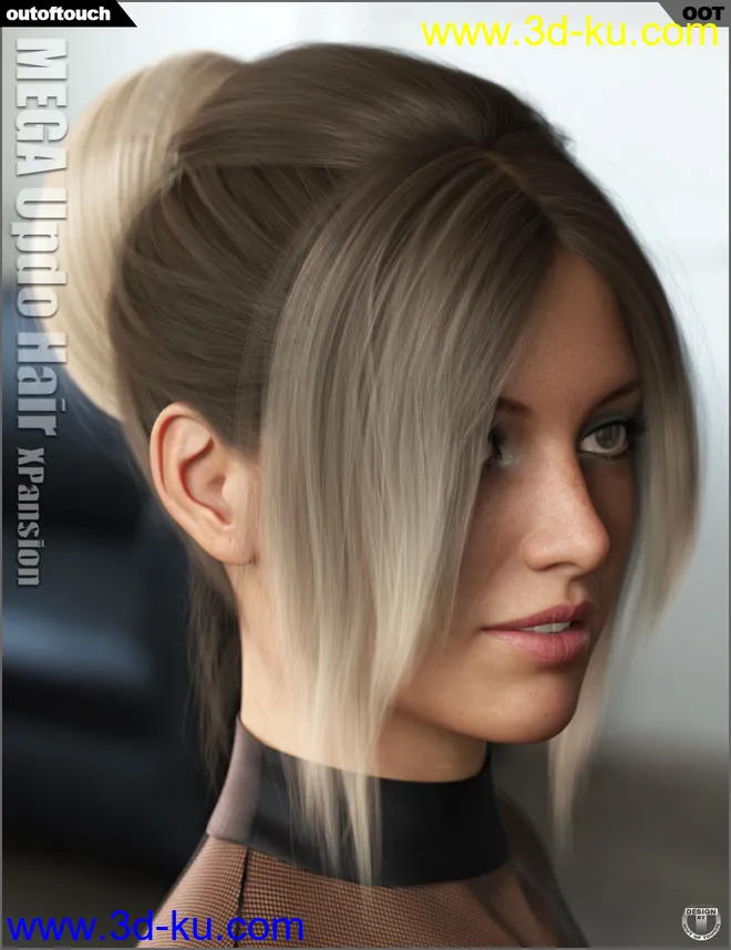OOT Hairblending 2.0 Texture XPansion for MEGA Updo Hair模型的图片4