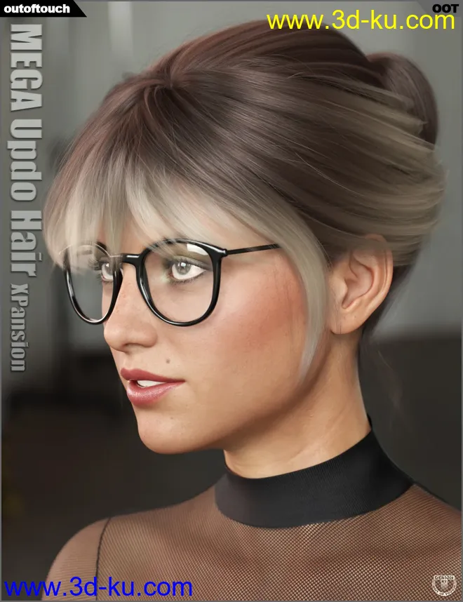 OOT Hairblending 2.0 Texture XPansion for MEGA Updo Hair模型的图片5