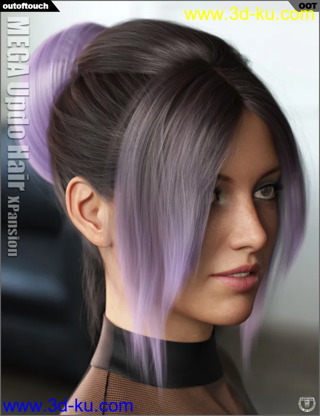 OOT Hairblending 2.0 Texture XPansion for MEGA Updo Hair模型的图片6
