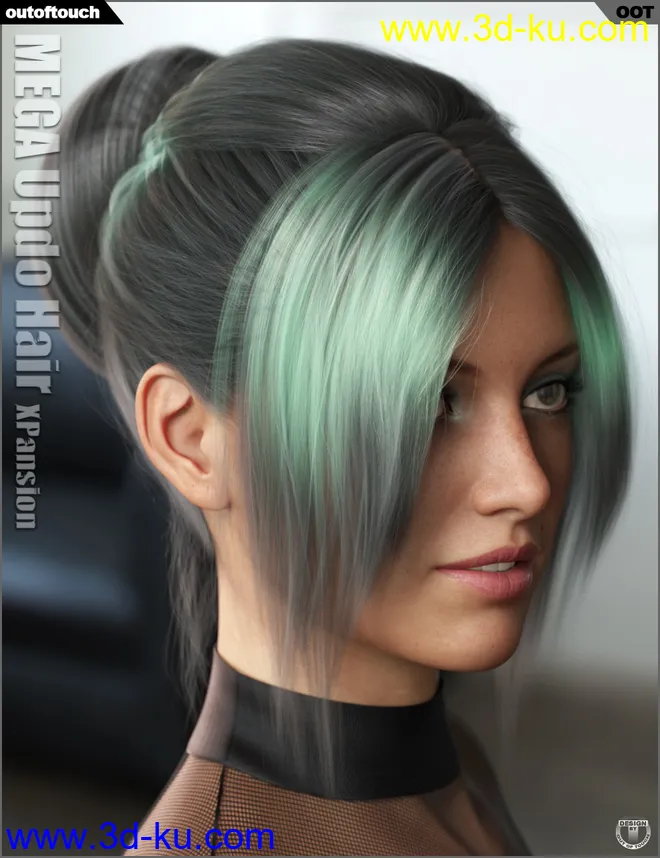 OOT Hairblending 2.0 Texture XPansion for MEGA Updo Hair模型的图片12