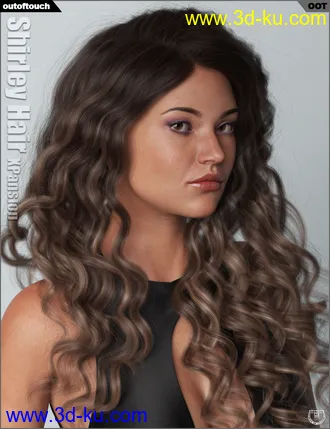 3D打印模型OOT Hairblending 2.0 Texture XPansion for Shirley Hair的图片