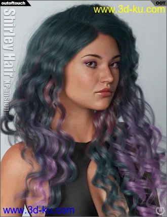 3D打印模型OOT Hairblending 2.0 Texture XPansion for Shirley Hair的图片