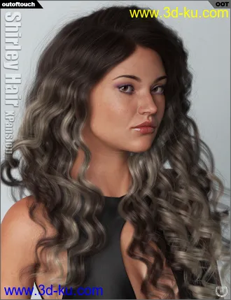3D打印模型OOT Hairblending 2.0 Texture XPansion for Shirley Hair的图片