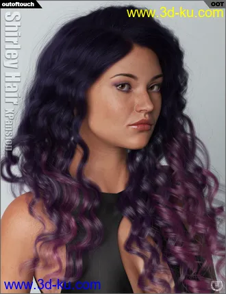 3D打印模型OOT Hairblending 2.0 Texture XPansion for Shirley Hair的图片