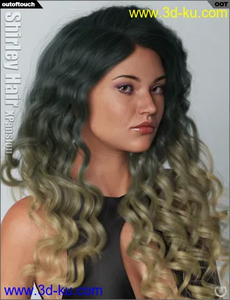 3D打印模型OOT Hairblending 2.0 Texture XPansion for Shirley Hair的图片