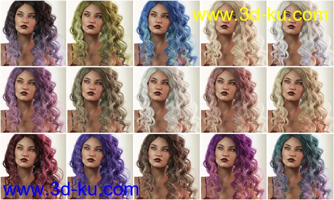 OOT Hairblending 2.0 Texture XPansion for Shirley Hair模型的图片13