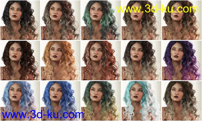 OOT Hairblending 2.0 Texture XPansion for Shirley Hair模型的图片14
