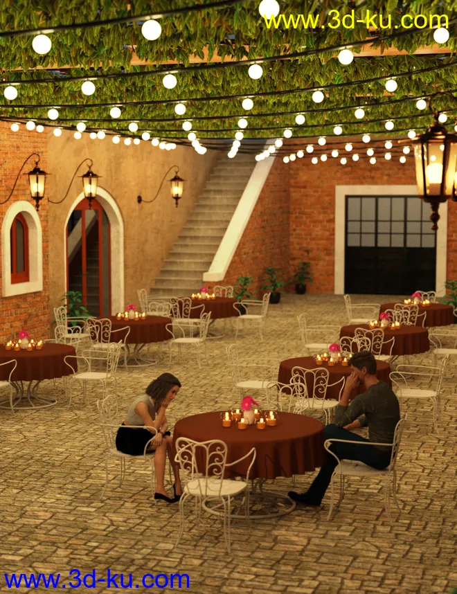 Open Air Cafe模型的图片1