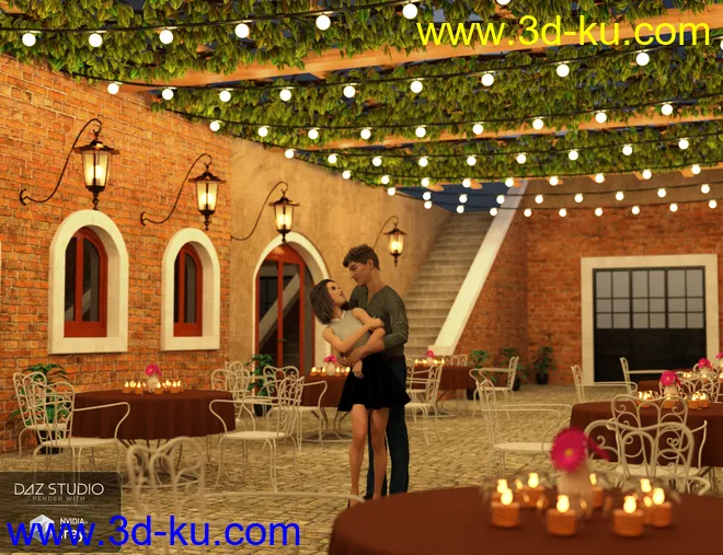 Open Air Cafe模型的图片2