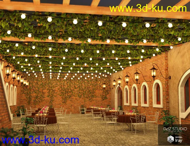 Open Air Cafe模型的图片3