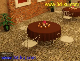3D打印模型Open Air Cafe的图片