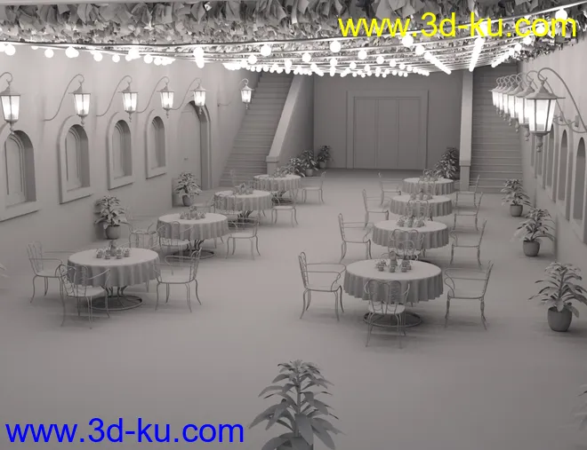Open Air Cafe模型的图片6