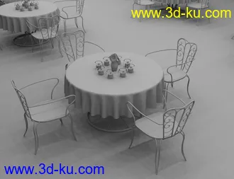 3D打印模型Open Air Cafe的图片