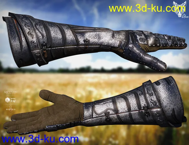 Orlean's Armor for Genesis 8 Male(s)模型的图片9